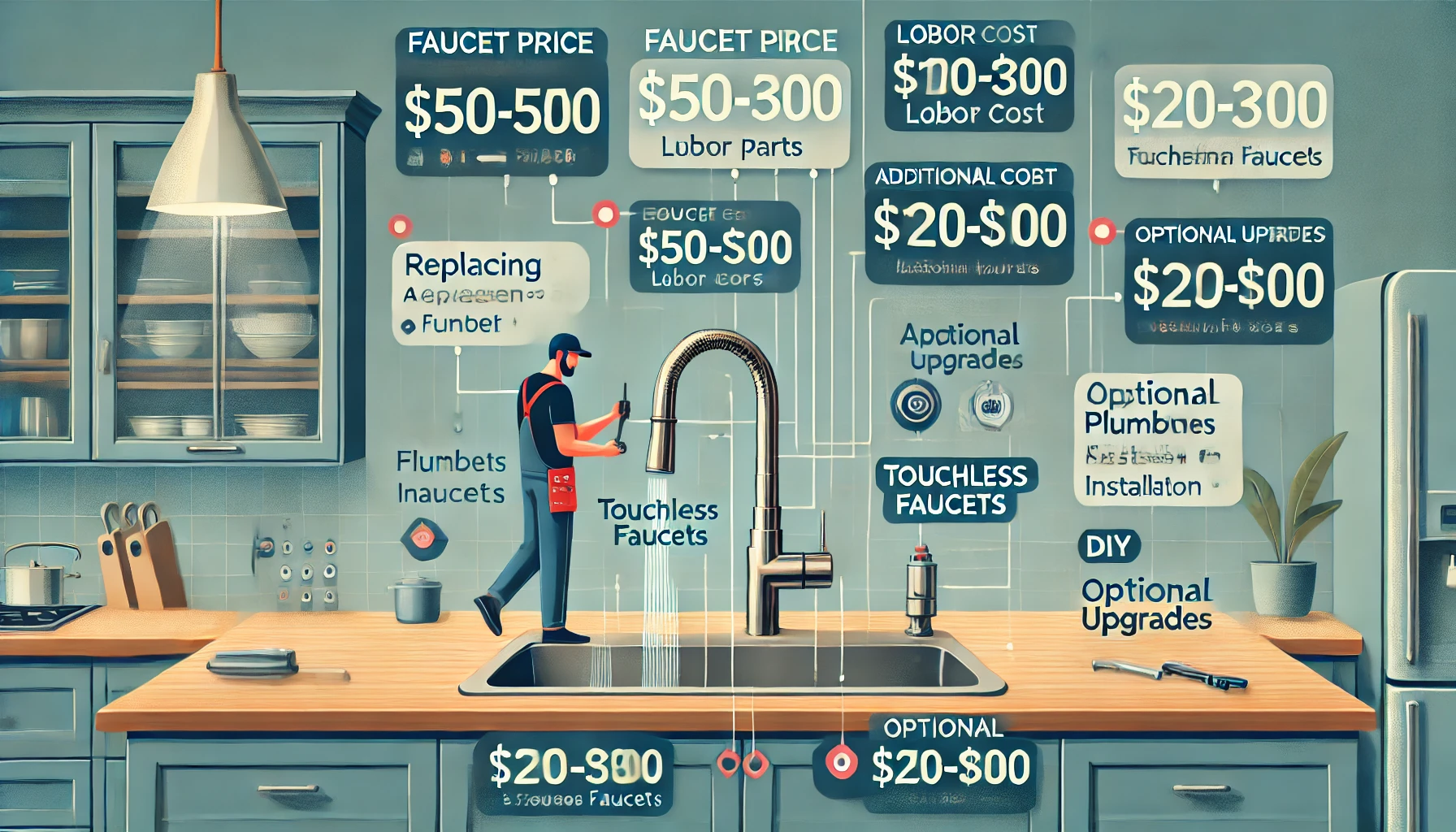 How Much to Replace a Kitchen Faucet