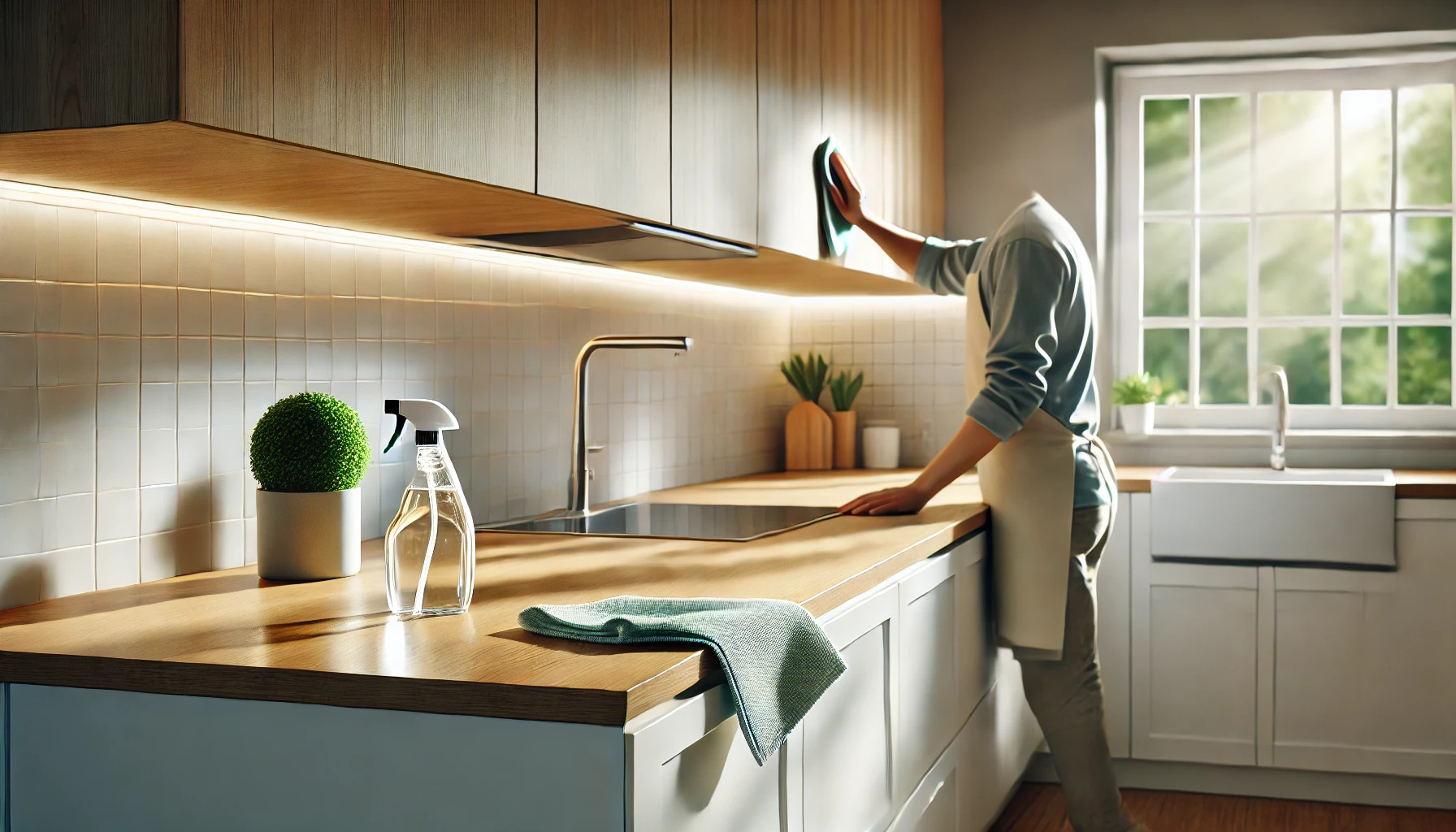 How to Clean Laminate Kitchen Cupboards Without Streaks