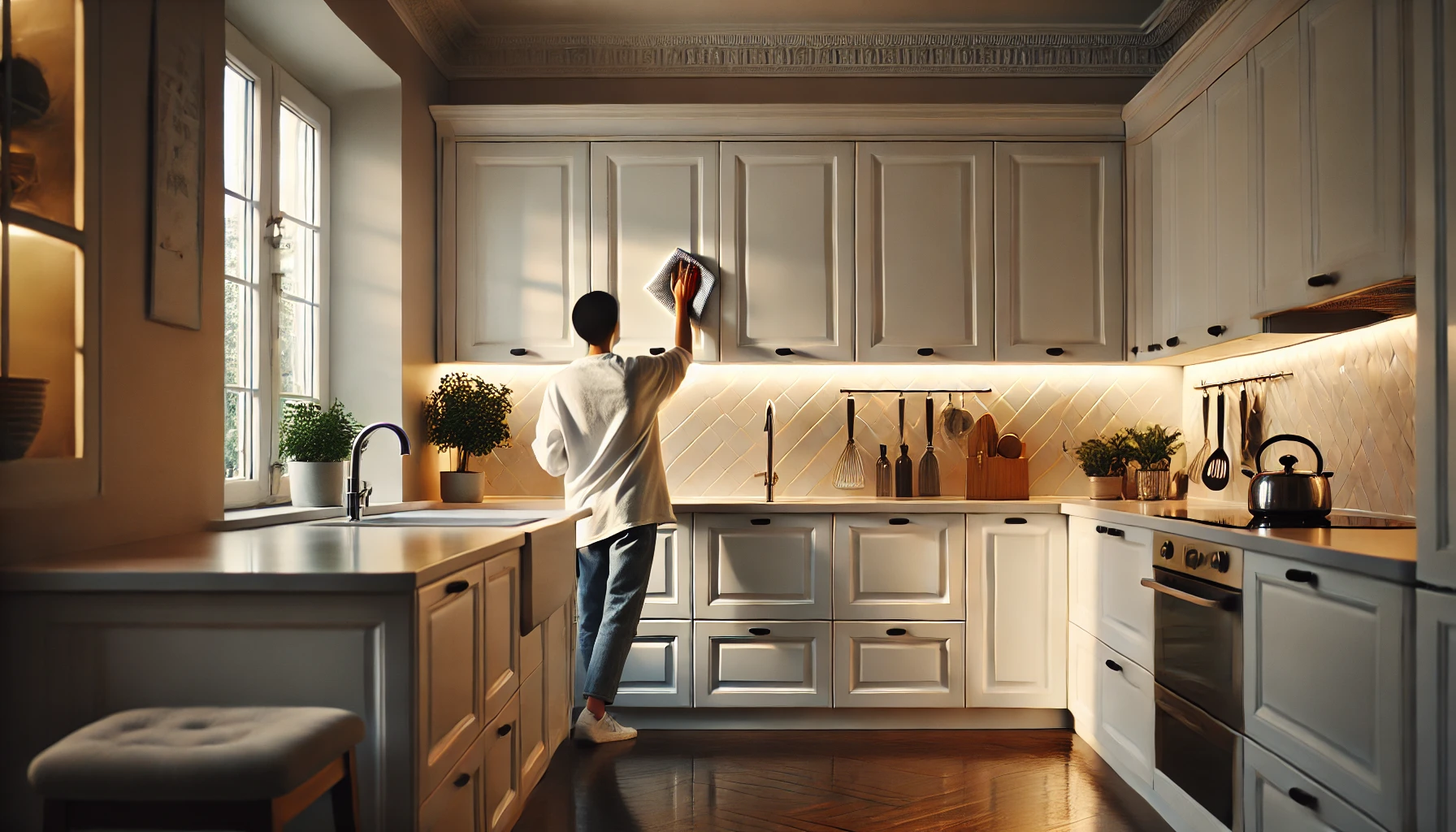 How to Clean Painted Kitchen Cabinets