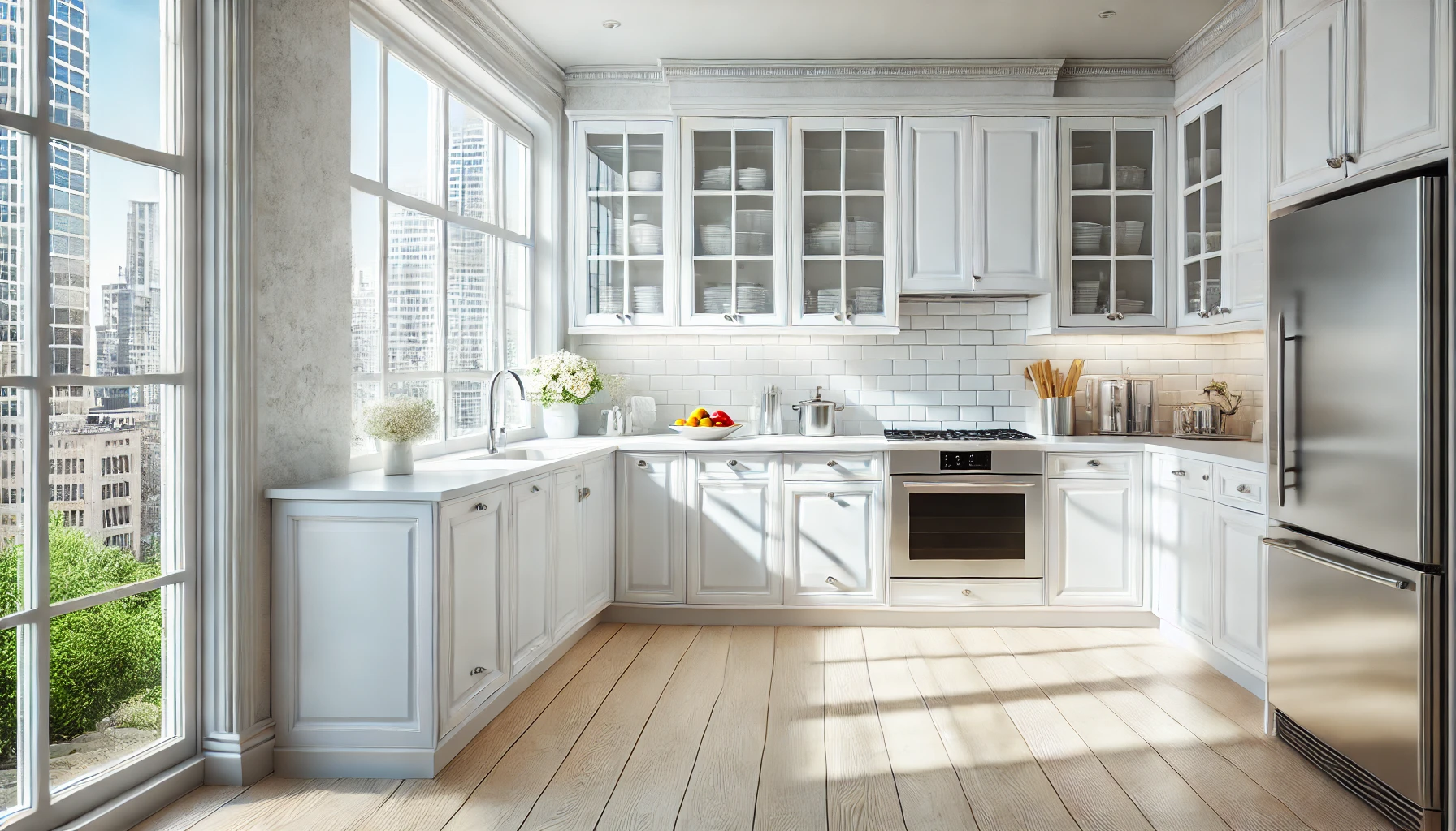 How to Clean White Kitchen Cabinets