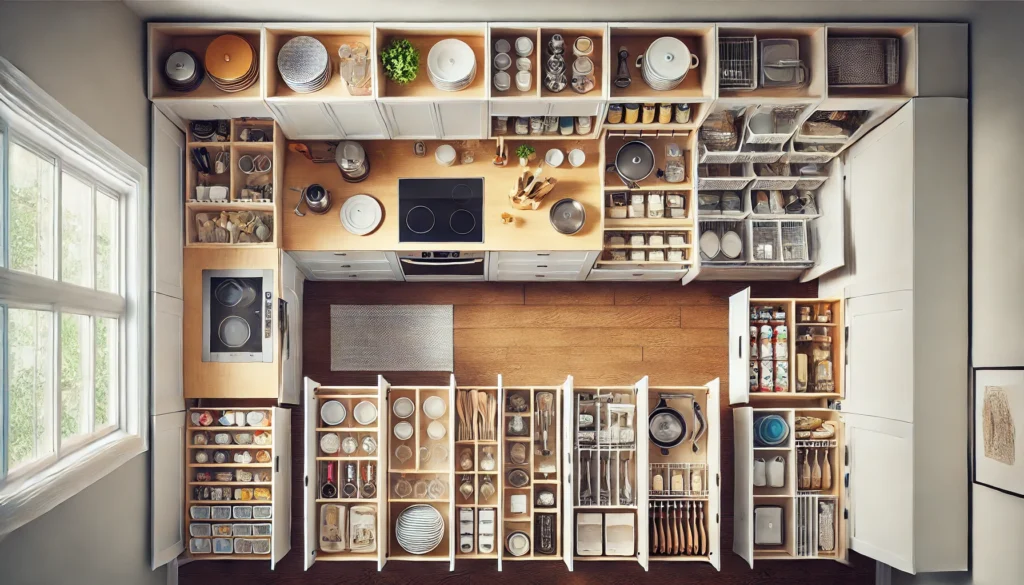 How to arrange your kitchen cupboards