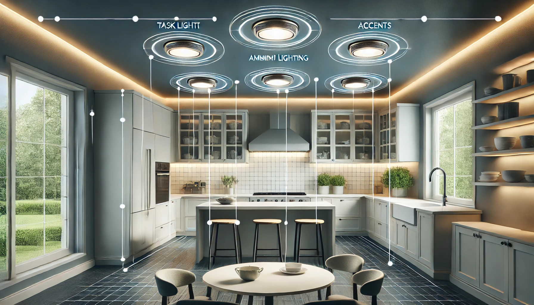 Where to Install Can Lights in the Kitchen