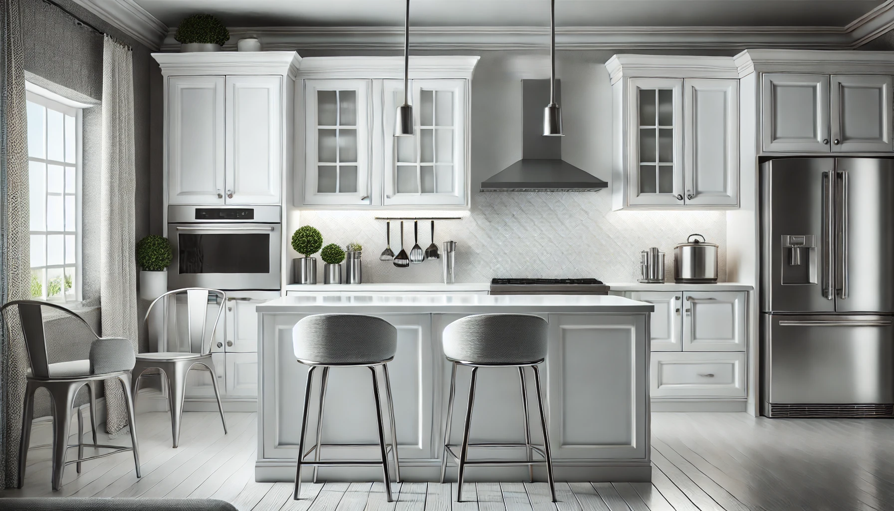 how much does it cost to repaint kitchen cabinets​
