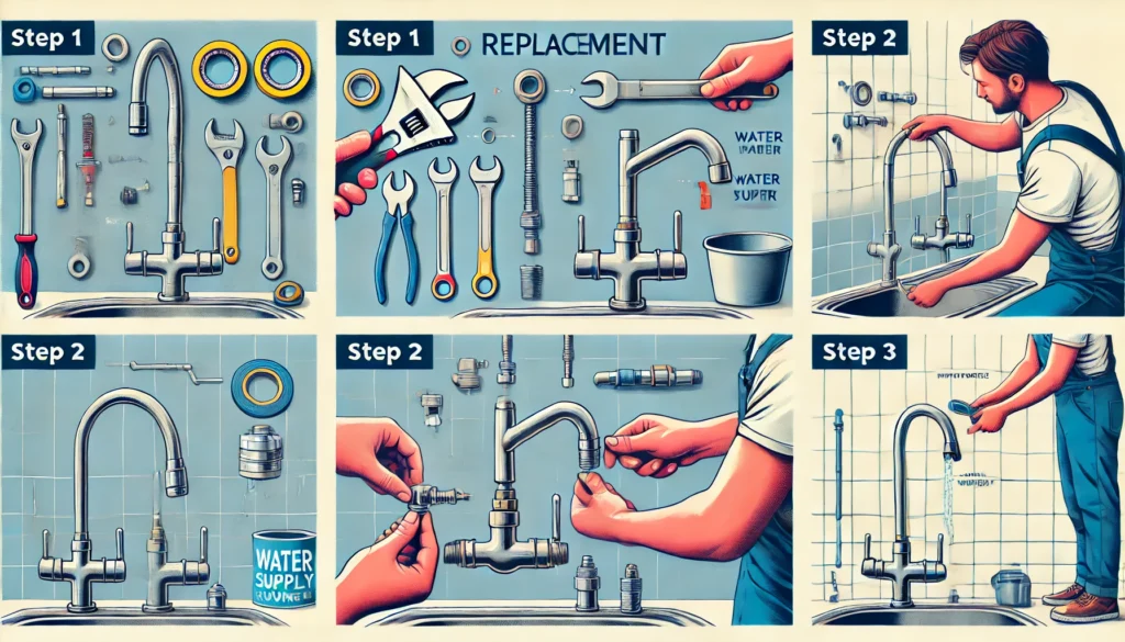 how much to replace kitchen faucet