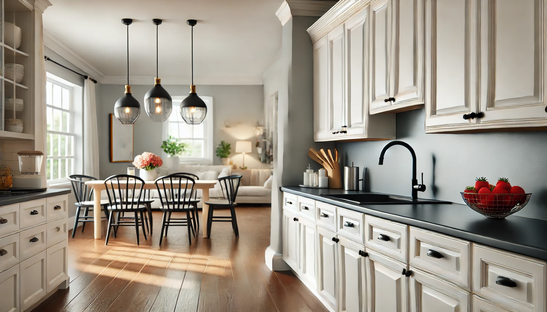 how to paint kitchen cabinets without sanding​