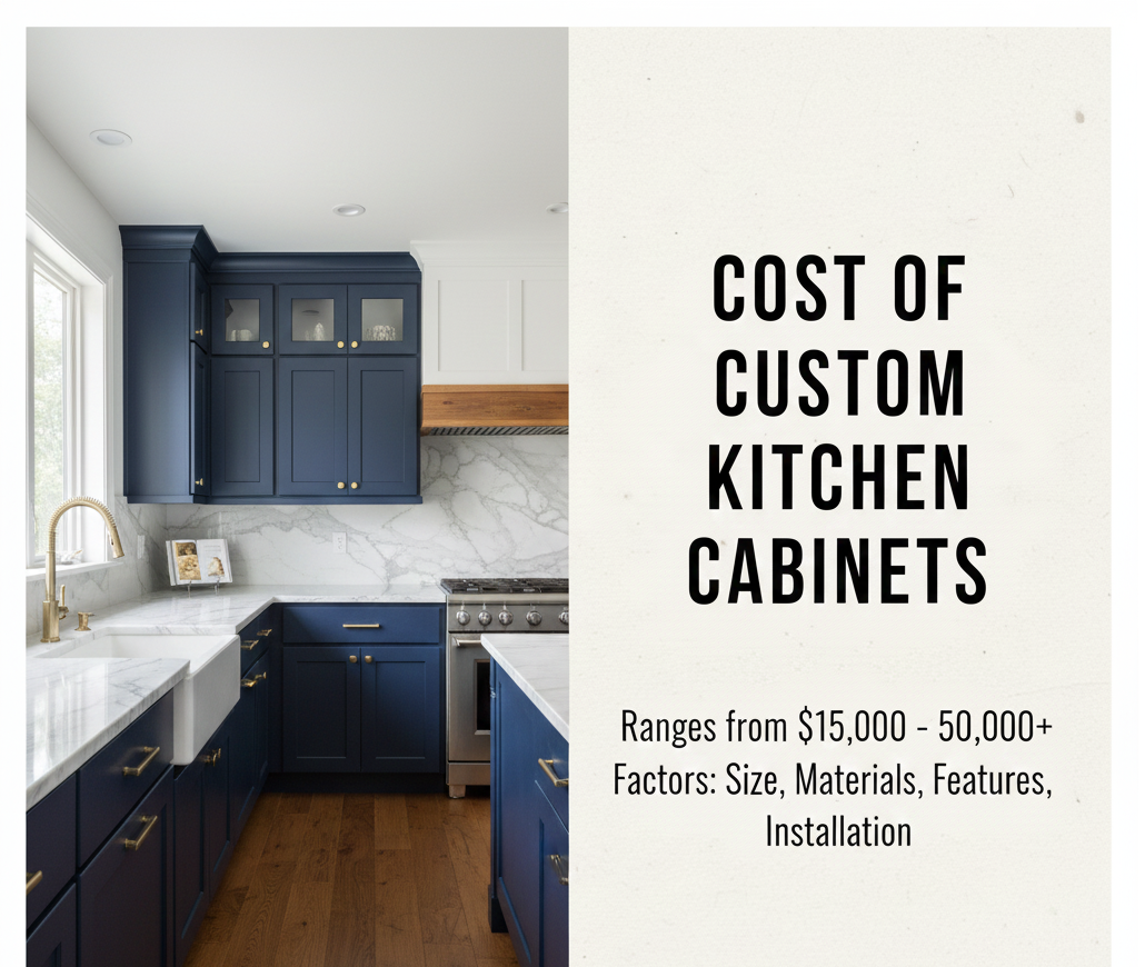 Cost of custom kitchen cabinets