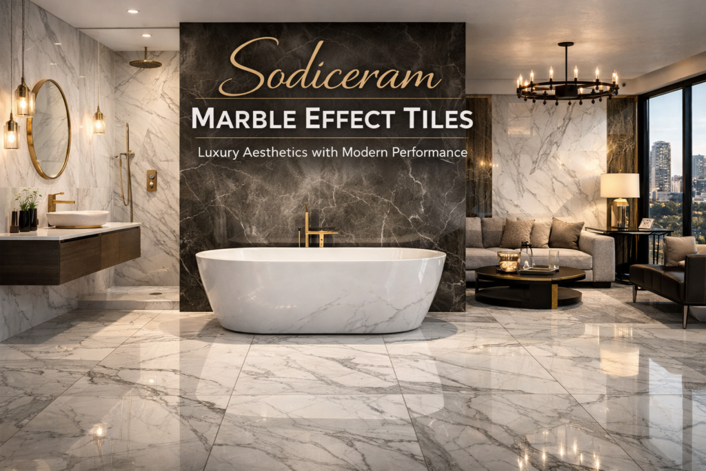 Sodiceram marble effect tiles