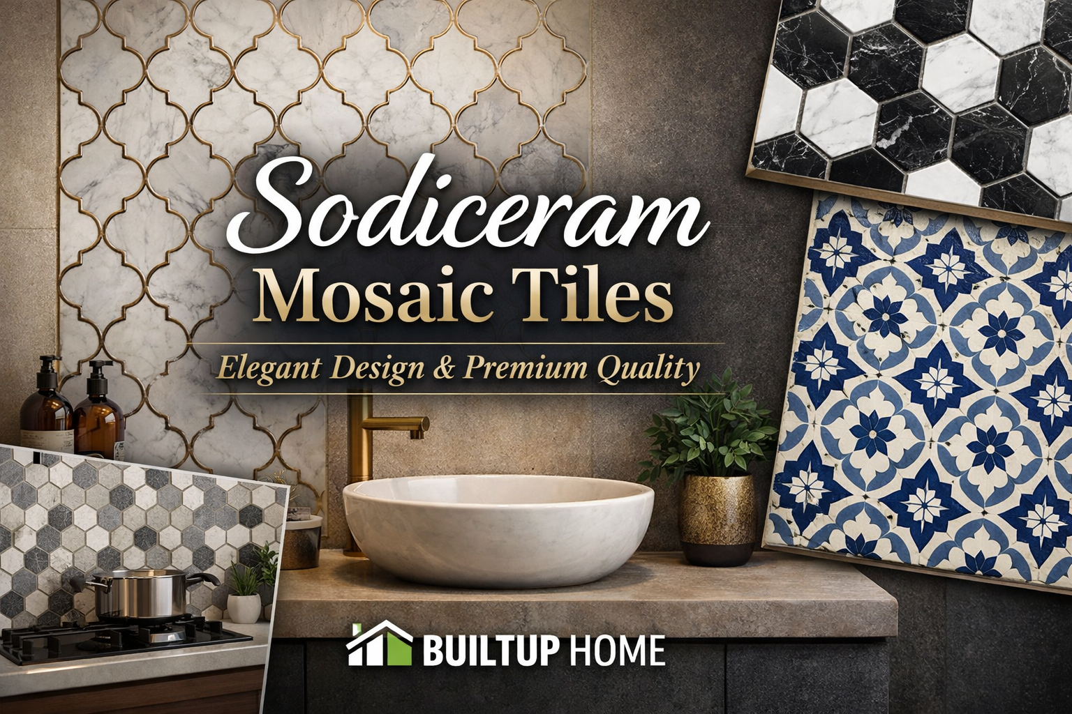 Sodiceram mosaic tiles