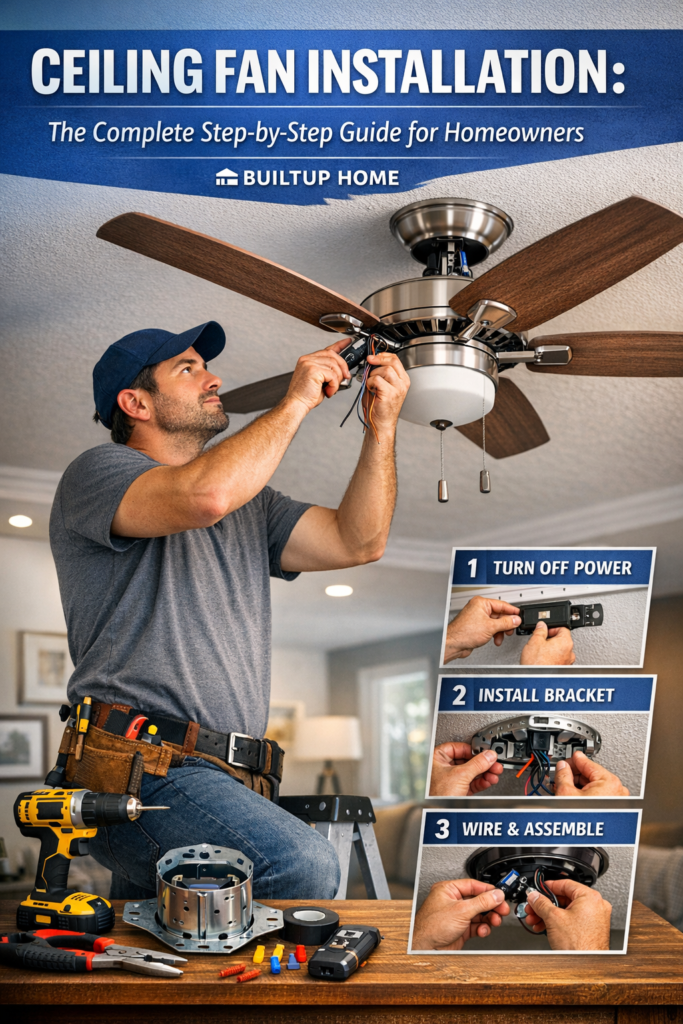 ceiling fan installation
