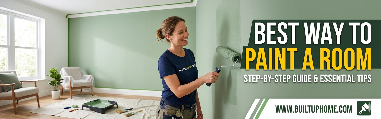 best way to paint a room