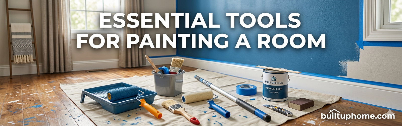 tools needed to paint a room