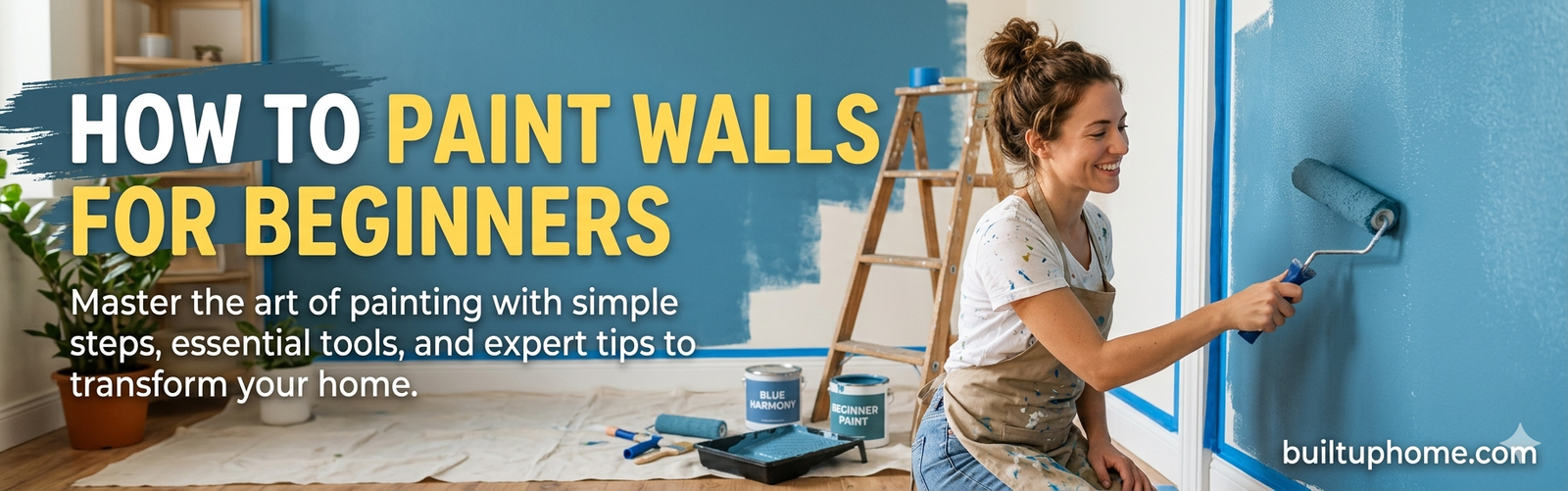 how to paint walls for beginners