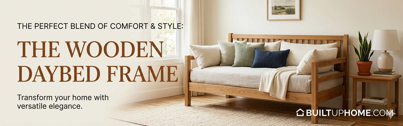 wooden daybed frame