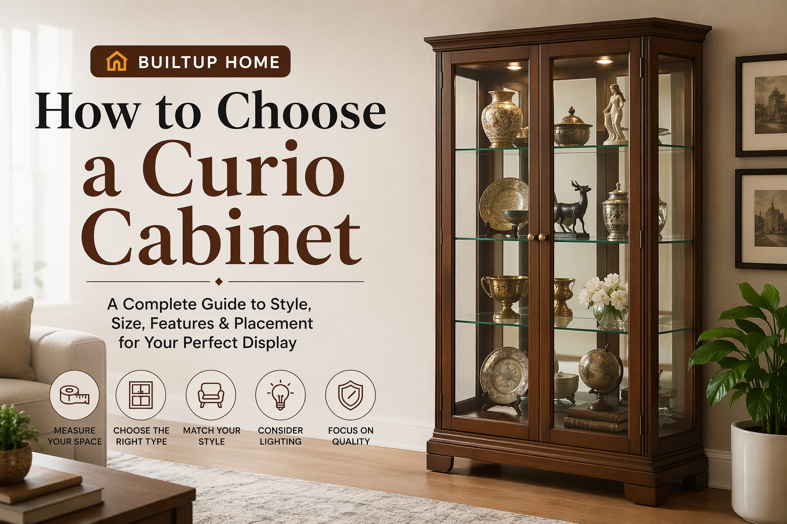 How to choose a curio cabinet