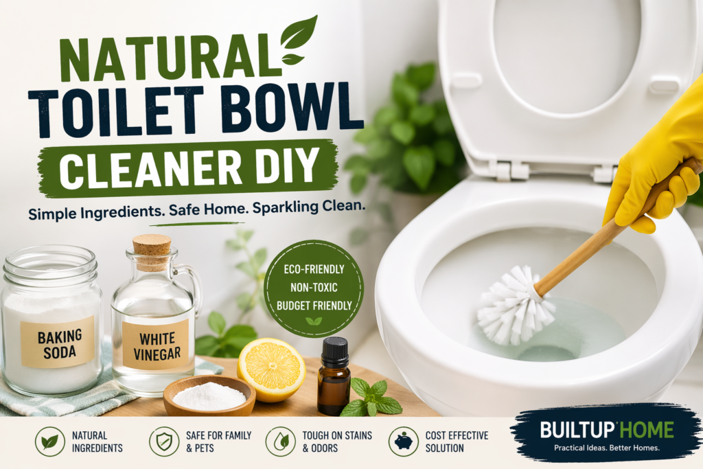 Natural toilet bowl cleaner DIY