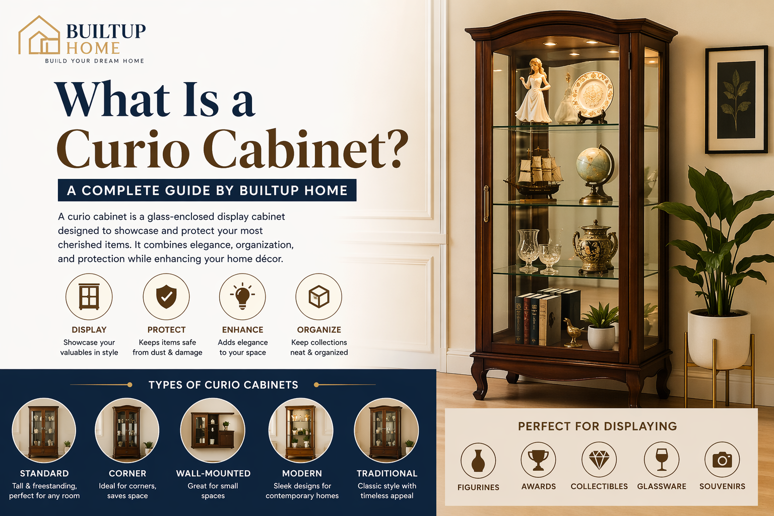 What is a curio cabinet