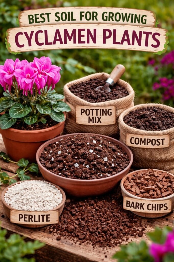 best soil for growing cyclamen plants