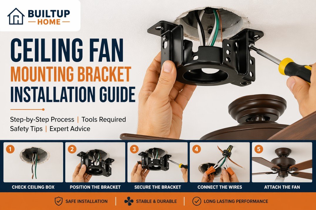 ceiling fan mounting bracket installation